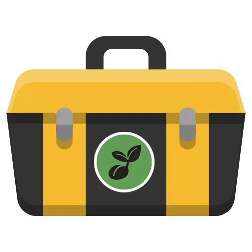 Tool box icon with Sprout Your Practice Logo