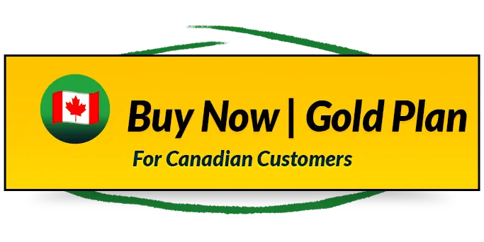 Start My Gold Plan button for Canadian customers with Canadian flag icon