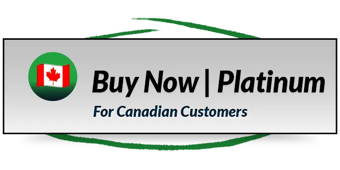 Start My Platinum Plan button for Canadian customers with Canadian flag icon